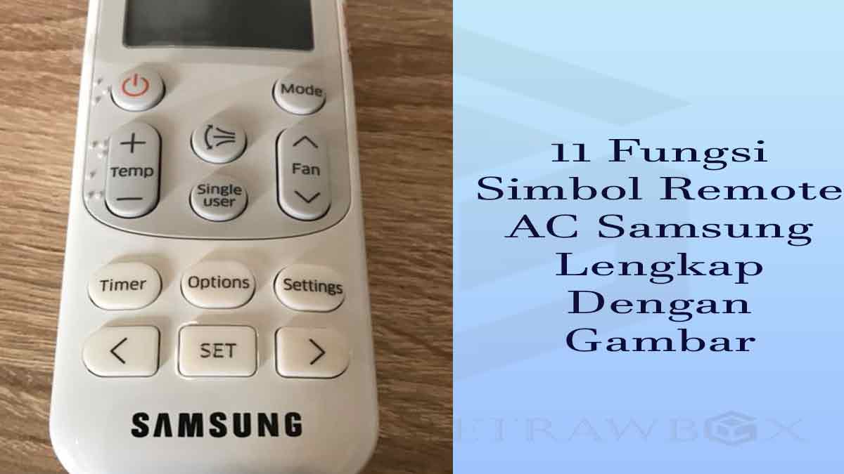 Simbol Remote AC Samsung