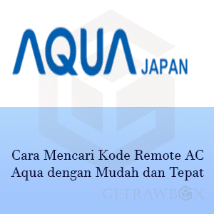 Kode Remote AC Aqua