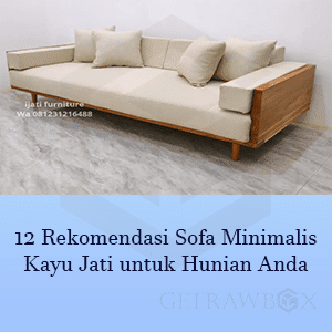 sofa minimalis kayu jati