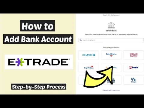 Add Bank Account in Etrade | Verify and Link Bank Details in E*trade