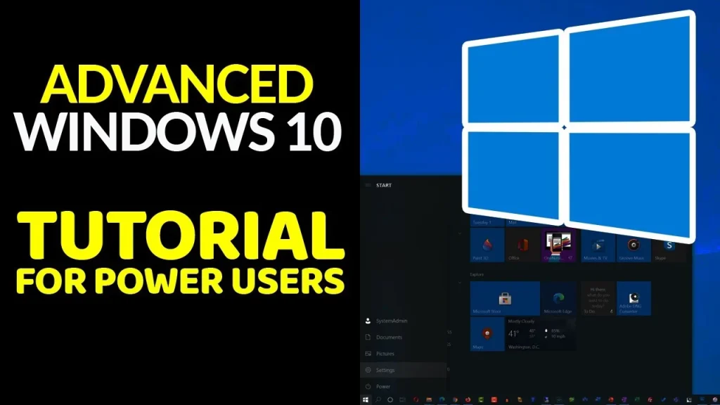 Advanced Windows 10 Tutorial For Power Users - YouTube