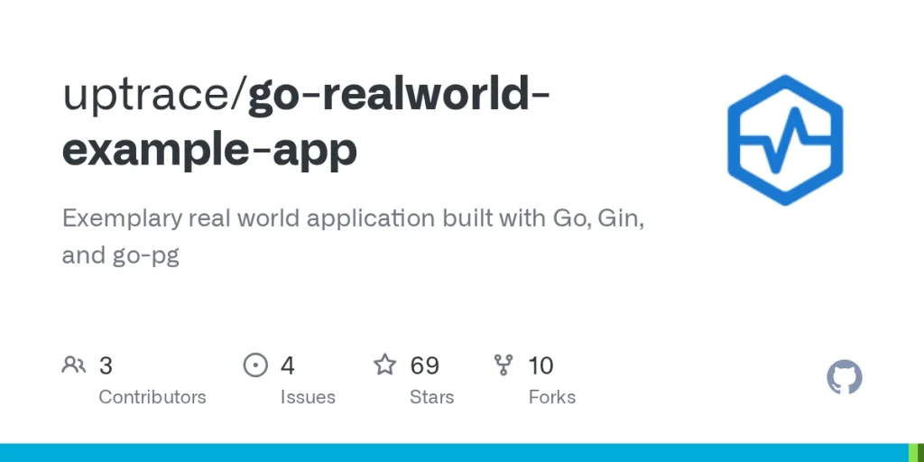 GitHub - uptrace/go-realworld-example-app: Exemplary real world
