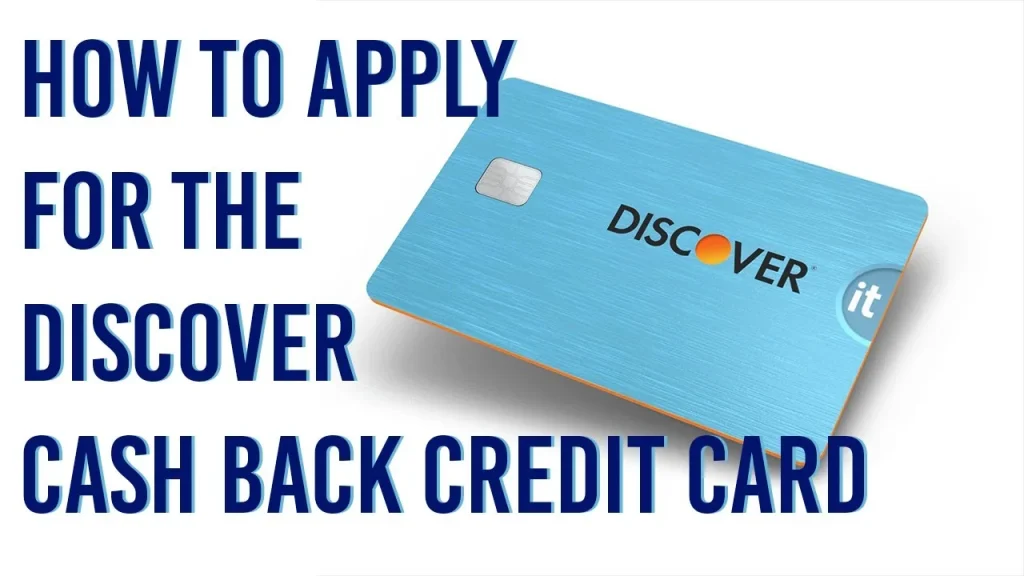 How To Apply For The Discover It Cash Back Credit Card - YouTube