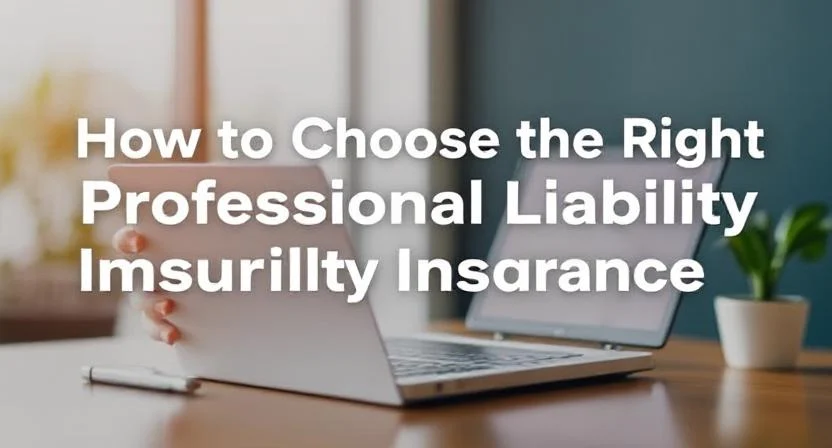 How to Choose the Right Professional Liability Insurance for Your