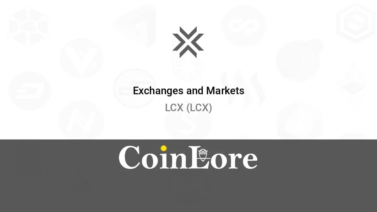 LCX (LCX) Exchanges - Where to Buy,Sell,Trade | CoinLore