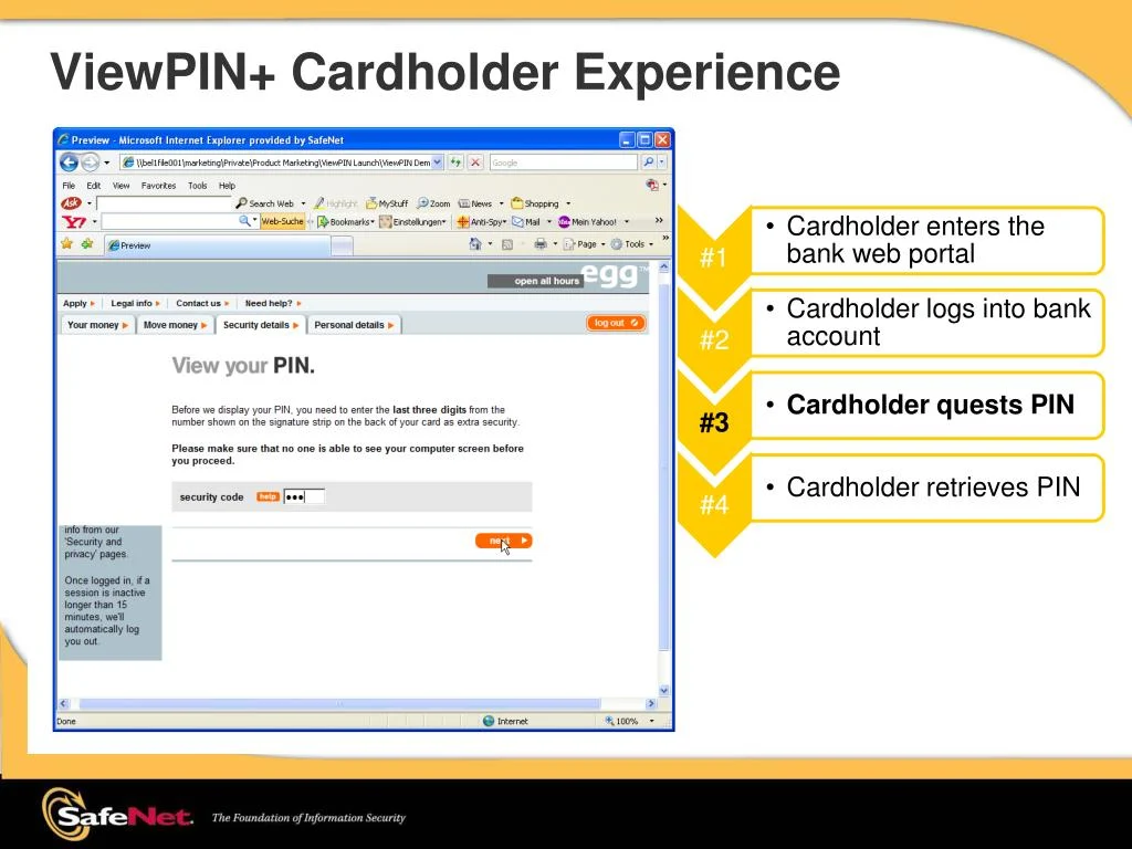 PPT - The Digital PIN ROI Operational Savings + Security PowerPoint