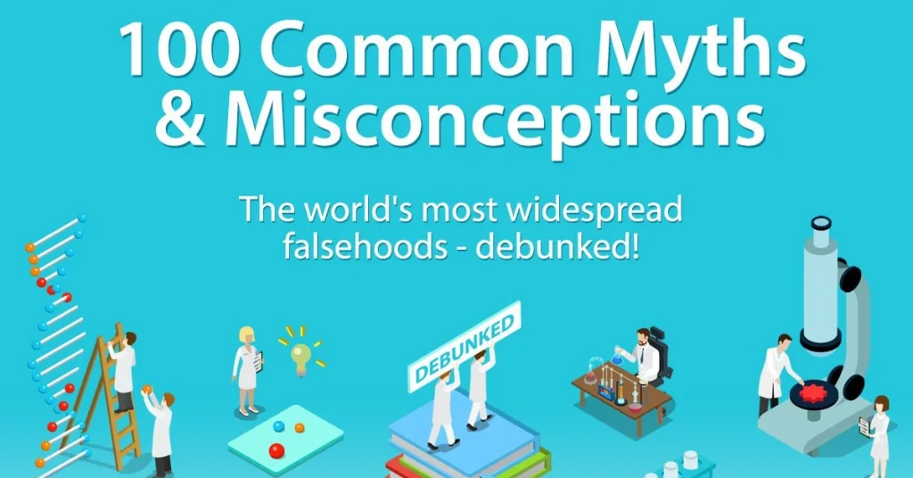 100 Common Myths Debunked in One Comprehensive Infographic | My Modern Met