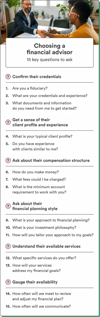 Choosing the Right Advisor: Questions to Ask