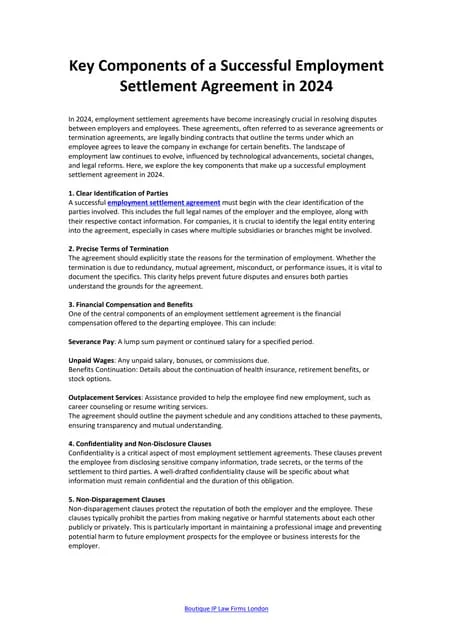 Key Components of a Successful Pay‑At‑Closing Agreement