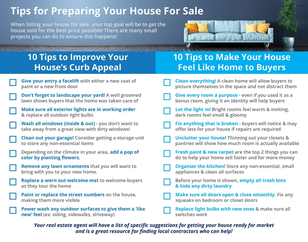 Preparing your home for a successful sale