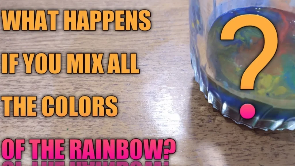 What happens if you mix all the colors of the rainbow? - YouTube