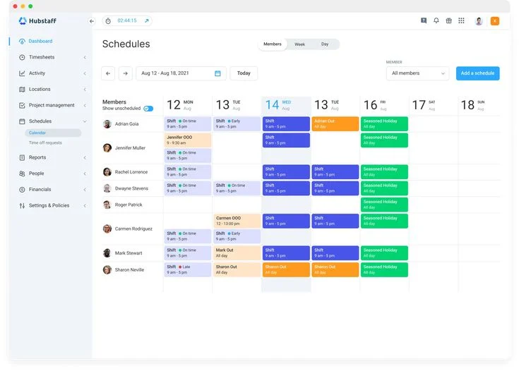 Features of Employee Scheduling and Time Tracking Software