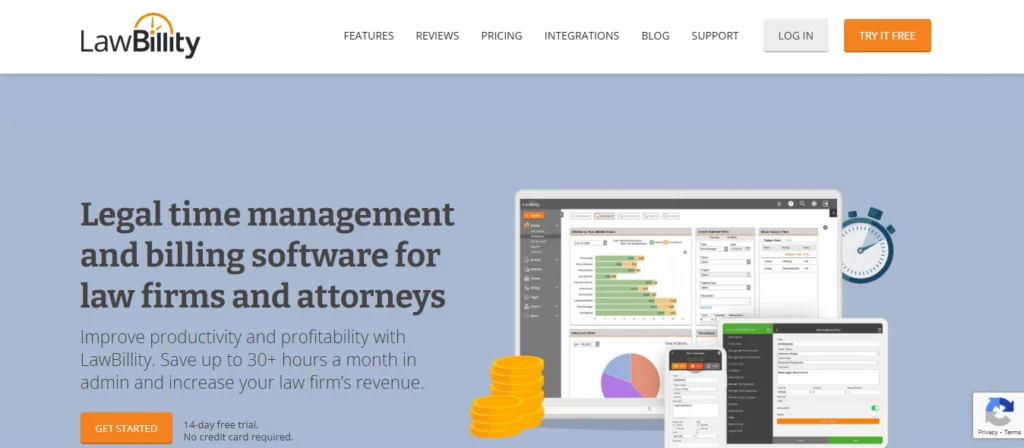Features of Time Tracking Software for Law Firms