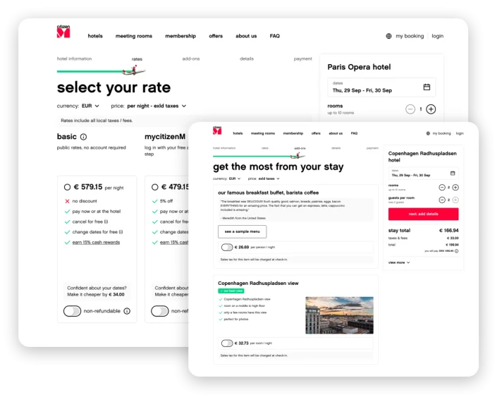 citizenM Hotel Booking: How it Works