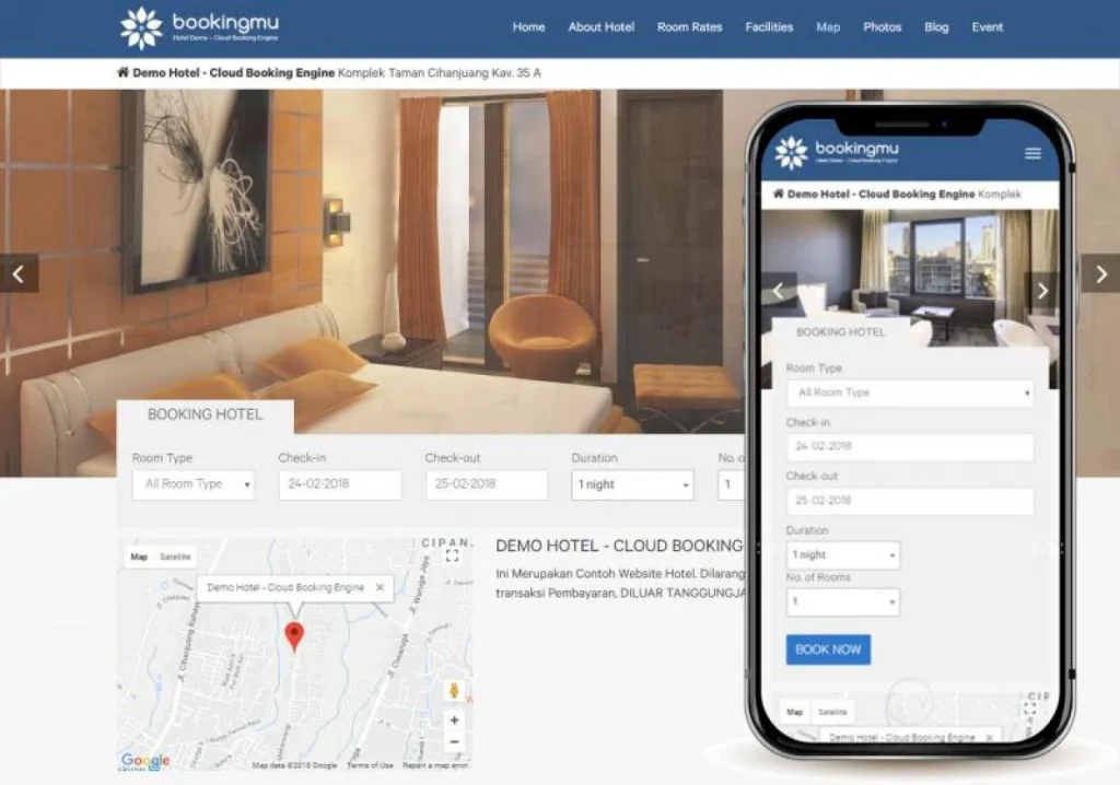 Fitur-Fitur Wp Hotel Booking