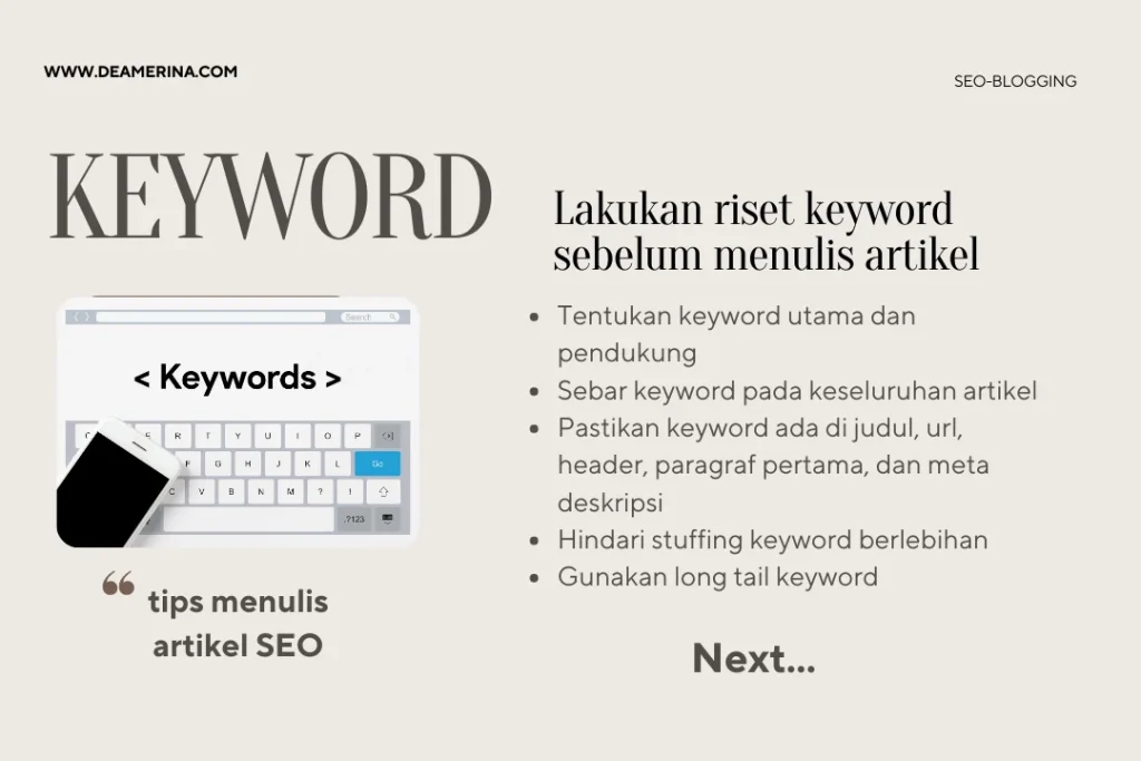 Keyword dalam Konteks SEO