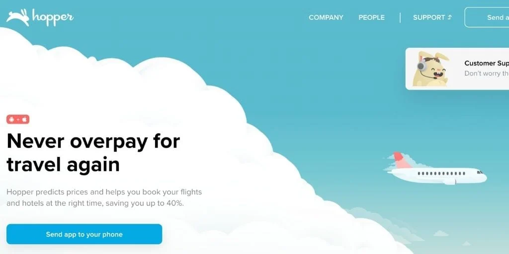 Features of Hopper Flight Booking