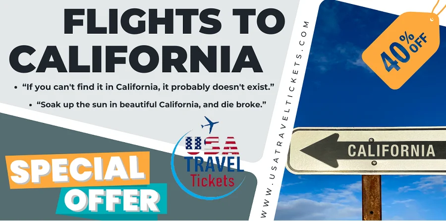 How to Book a Flight to California