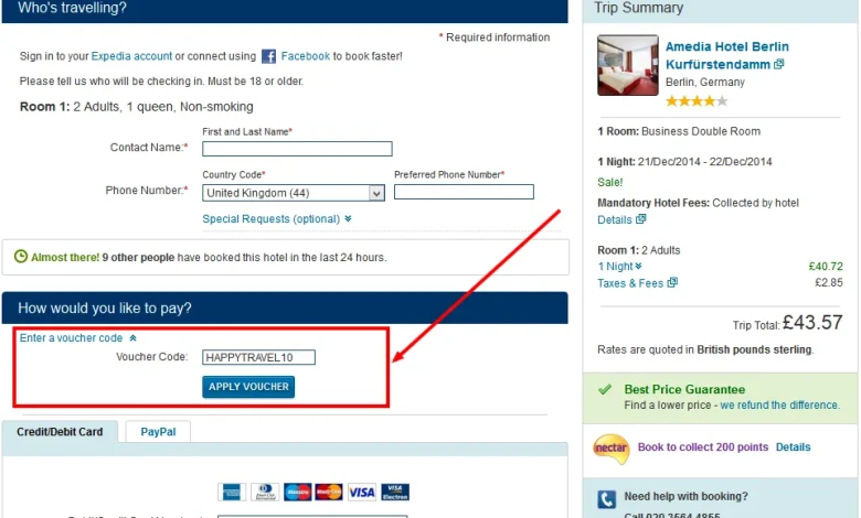 How to Use an Expedia Hotel Booking Promo Code