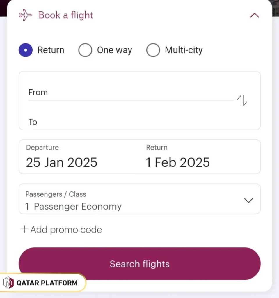 Qatar Flight Booking Options