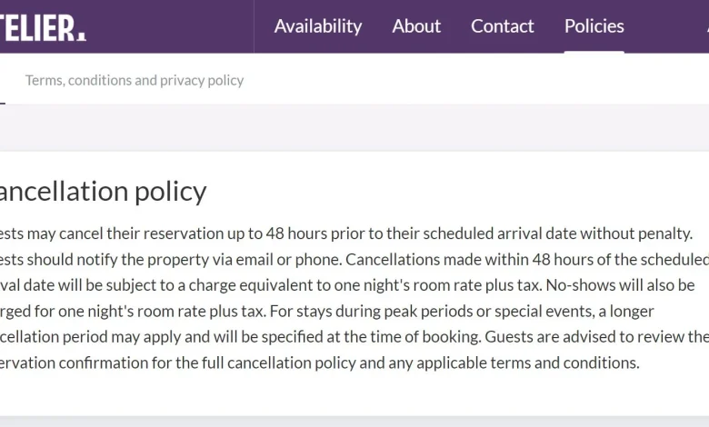 Understanding Booking.com Hotel Cancellation Policy