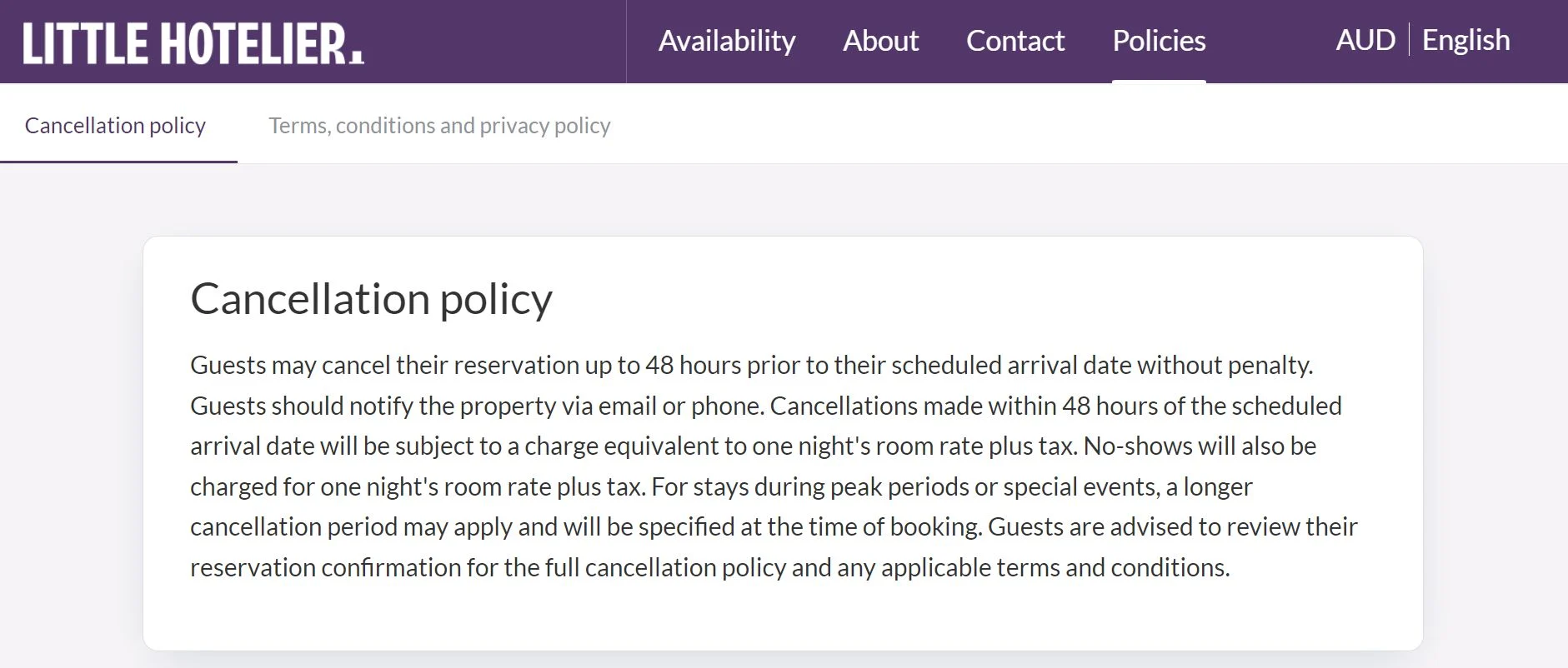 Understanding Booking.com Hotel Cancellation Policy