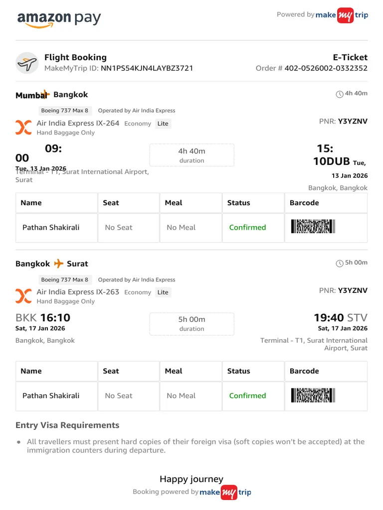 Air India Express Flight Booking Process