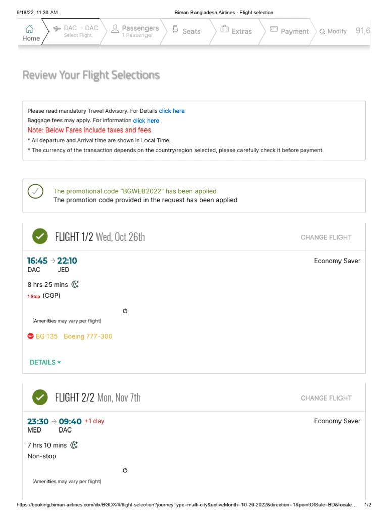 Benefits of Biman Flight Booking