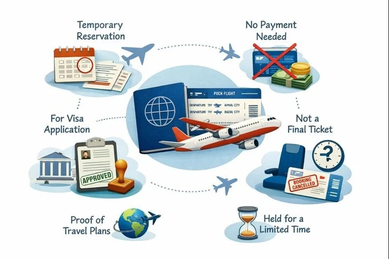 Navigating the Flight Booking for Visa Process