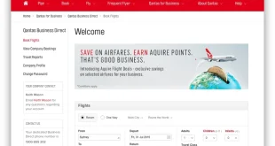 Qantas Flight Booking Process